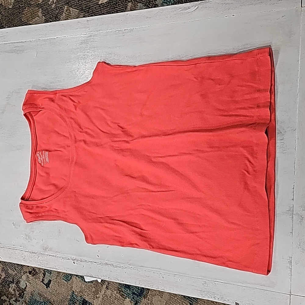 Chicos Ultimate Tee, Chicos Size 2, Tangerine/Orange